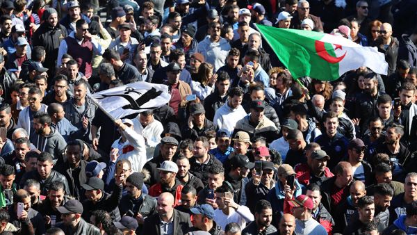 جانب من الاحتجاجات في الجزائر