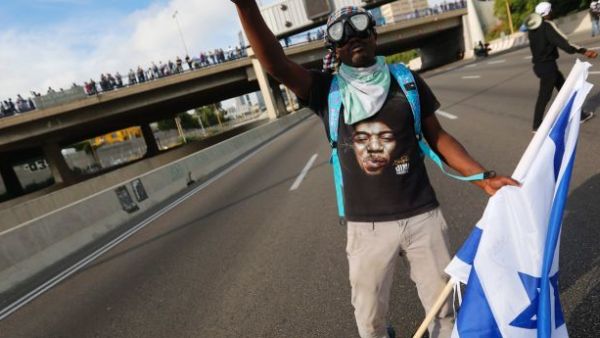 تظاهرة للاسرائيليين الاثيوبيين ضد "عنف الشرطة"