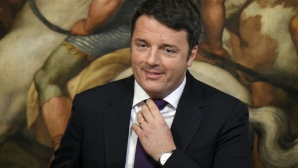 رئيس الوزراء الايطالي ماتيو رينزي