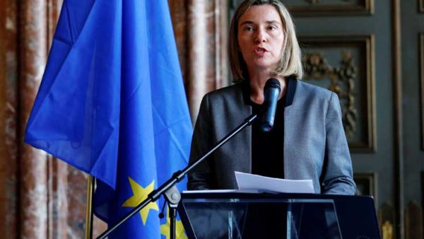  وزيرة خارجية الاتحاد الأوروبي فيديريكا موغيريني