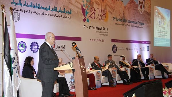 Around 300 local and international speakers and leading experts in the field of pharmaceutical took part in the two- day event held at the Fairmont Amman Hotel.