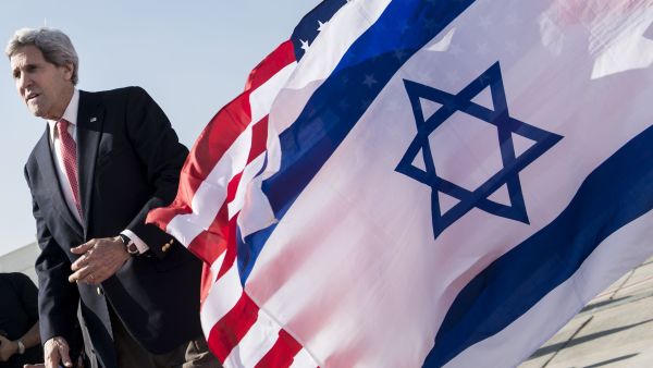 US Secretary of State John Kerry in Tel Aviv. (AFP/Brendan Smialowski)