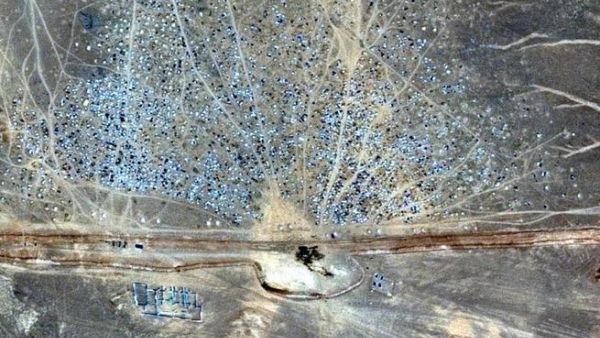 Rukban refugee camp, northern Jordan (File photo)