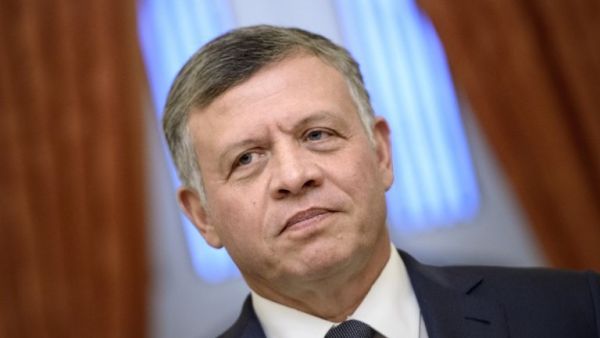 King Abdullah chaired a meeting to launch an economic stimulation plan on Wednesday May 3, 2017. (AFP/ Brendan Smialowski) King Abdullah chaired a meeting to launch an economic stimulation plan on Wednesday May 3, 2017. (AFP/ Brendan Smialowski)