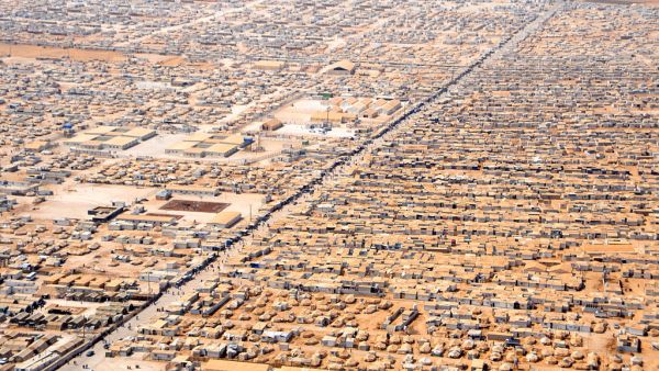 Jordan's Zaatari refugee camp. (Wikimedia Commons)