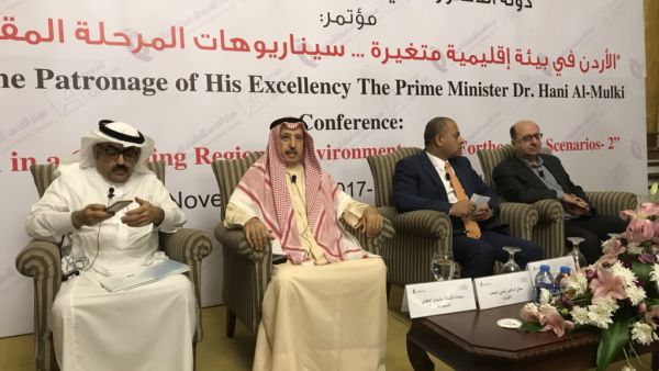 من جلسات مؤتمر "الأردن في بيئة متغيرة..سيناريوهات المرحلة المقبلة"