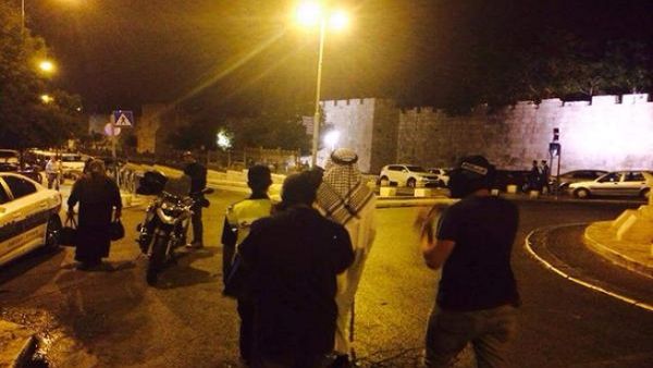 الأسير المحرر خضر العدنان اثناء اعتقاله أمس