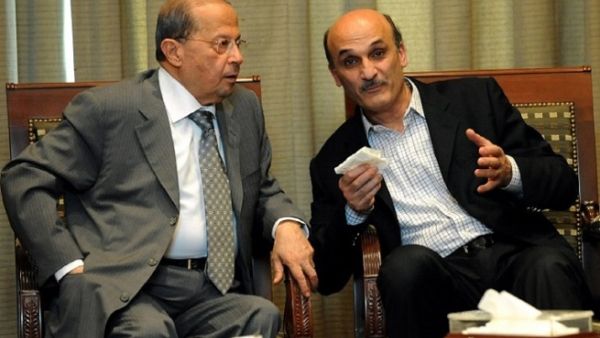 سمير جعجع وميشال عون