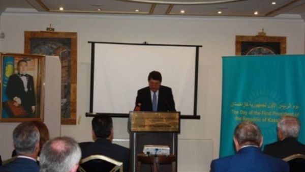 جانب من احتفال سفارة كازاخستان في العاصمة الاردنية عمان