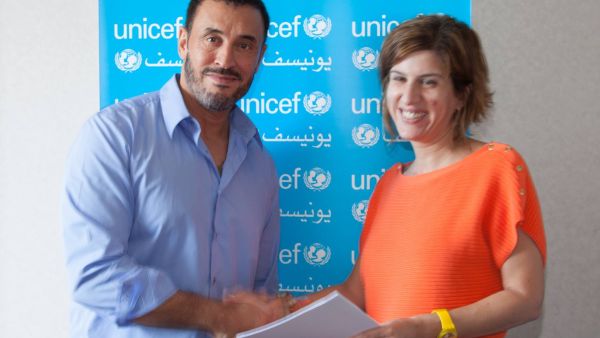 UNICEF appoints famed Iraqi composer, poet and singer Kazem el Saher as Regional Ambassador for the Middle East and North Africa. (Facebook)