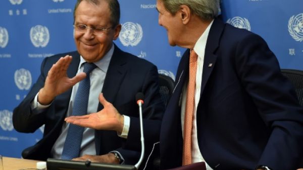 وزيرا الخارجية الاميركية جون كيري والروسي سيرغي لافرووف وزيرا الخارجية الاميركية جون كيري والروسي سيرغي لافرووف