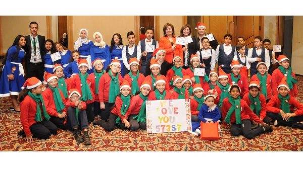 Children of Hospital 57357 during the event. Children of Hospital 57357 during the event.
