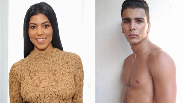 ممثلة تلفزيون الواقع كورتني كارداشيان وعارض الأزياء الجزائري يونس بنجيما