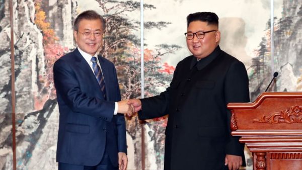 مراسم الاحتفال التي أقيمت بمثابة علامة أخرى على سريان الدفء في العلاقات بين الكوريتين