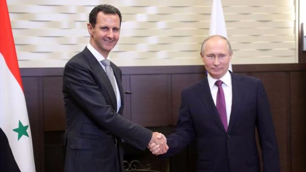 Monday marked the second time Assad has traveled to Russia to meet with Putin since the start of the civil war (AFP)