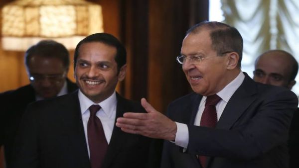 وزير خارجية قطر يجتمع مع لافروف في موسكو السبت المقبل