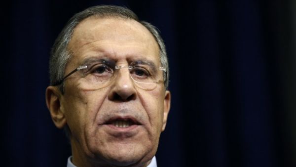 Russian Foreign Minister Sergei Lavrov speaks to the media at the Bocharov Ruchei state residence in Sochi on November 24, 2015. (AFP/Maxim Shipenkov)