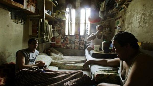 A Roumieh prison cell. (AFP/Ramzi Haidar)