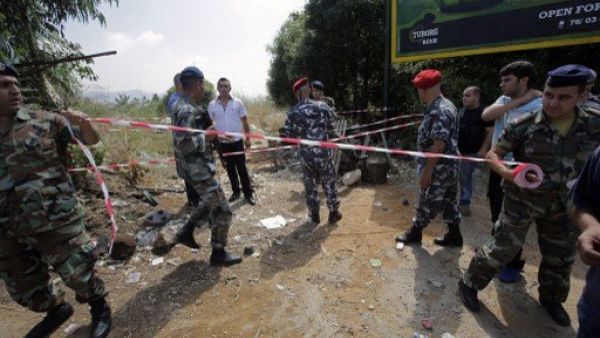 بعض القذائف سقط على منازل في بلدة الدبابية