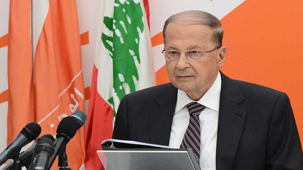 الرئيس اللبناني ميشال عون