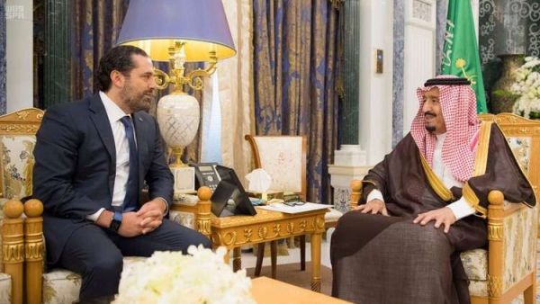العاهل السعودي الملك سلمان يستقبل سعد الحريري
