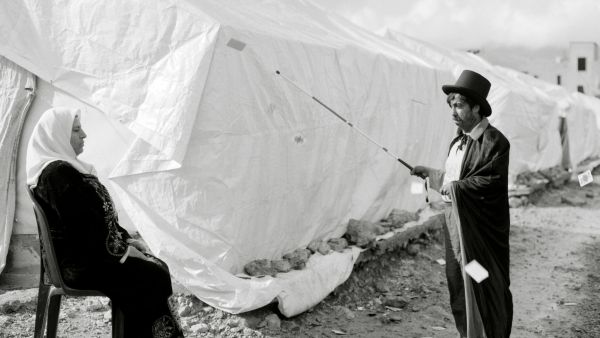 “My wife is blind. ... I tell her the stories of her favorite TV series, and sometimes change the script to create a better atmosphere for her.” — Bassam, 39. (Lens - New York Times)