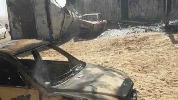  التفجير استهدف بوابة أمنية تسمى بوابة الـ 60 وتقع جنوب مدينة أجدابيا الليبية 