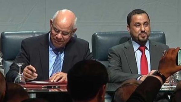 وفود الفصائل الليبية توقع اتفاق سلام بوساطة الأمم المتحدة