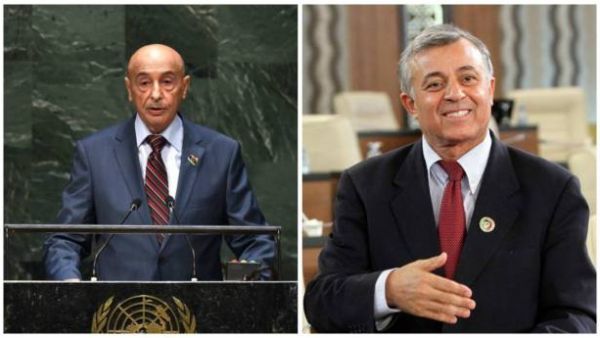 اول لقاء بين رئيسي البرلمانين المتنازعين في ليبيا