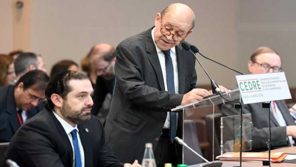 فرنسا تقدم مساعدات بقيمة 550 مليون يورو لدعم اقتصاد لبنان
