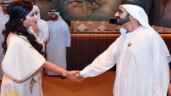 محمد بن راشد آل مكتوم  والإعلامية لجين عمران 