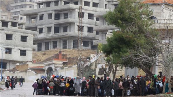 Residents of the besieged town, Madaya. (AFP/File)