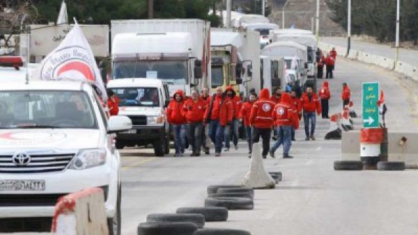 دخول الدفعة الثانية من المساعدات إلى مضايا السورية المحاصرة