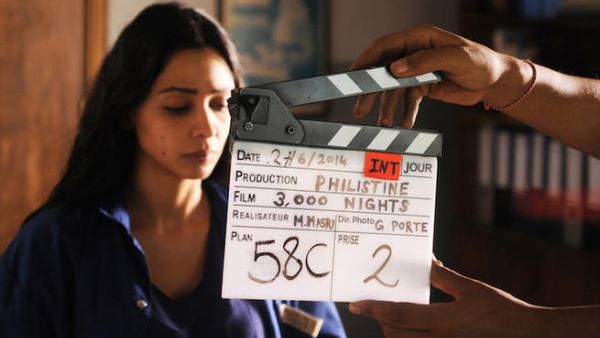 A scene from the Palestinian movie "3000 Nights". (35mmfrombeirut) 