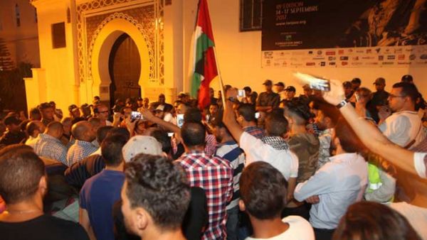 وقفة ضد مشاركة مغنية إسرائيلية في مهرجان موسيقي في المغرب