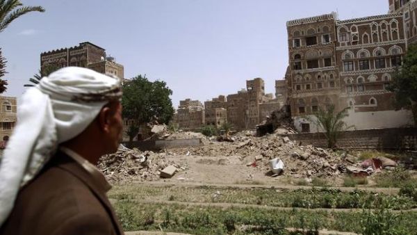 Sanaa's Old City, a UNESCO Heritage Site, is under threat of destruction by conflict in Yemen.  (AFP/File)
