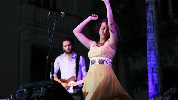 Saleh’s been performing since she was a little girl and she says it was while doing street theater with her father at the age of nine that she started wearing clown face. (Facebook)