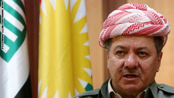 رئيس إقليم كردستان العراقي مسعود بارزاني