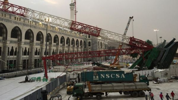 The Binladin Group has been suspended from taking on new contracts following a crane accident at Mecca's Grand Mosque in September. (AFP/File)
