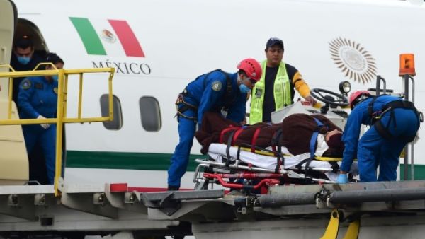 جرحى هجوم الجيش المصري المكسيكيون يعودون الى بلادهم