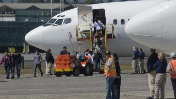 The plane has been grounded for three weeks, following technical problems (used for illustrative purposes only).