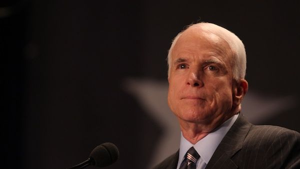 US Senator John McCain, who on Monday entered Syria to talk with rebel leaders. Image courtesy of washingtonindependent.com