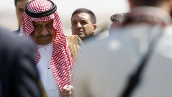 Saudi Deputy Defence Minister Prince Khaled Bin Sultan attends the 9th Special Operations Forces Exhibition and Conference (SOFEX) May 08, 2012 in Amman, Jordan. (Photo by Salah Malkawi/ Getty Images)