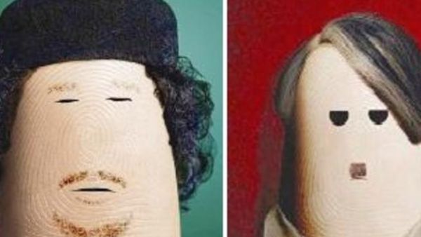 هتلر والقذافي