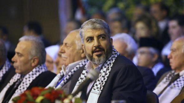 Hamas leader in exile, Khaled Meshaal. 