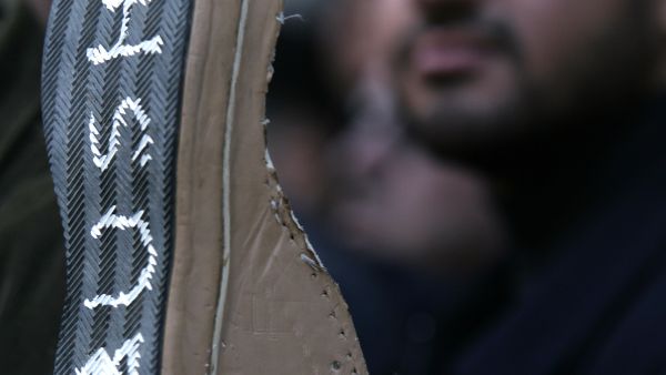 Notorious; Arabs and shoes: we've had the shoe-bomber,( a Muslim in Arab solidarity) and the Bush shoe-thrower to name a couple.
