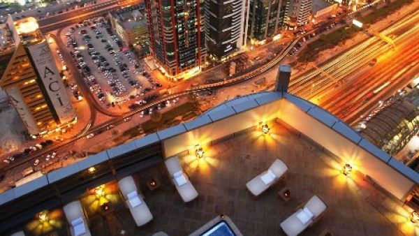 Aerial view of the Hotel's swimming pool