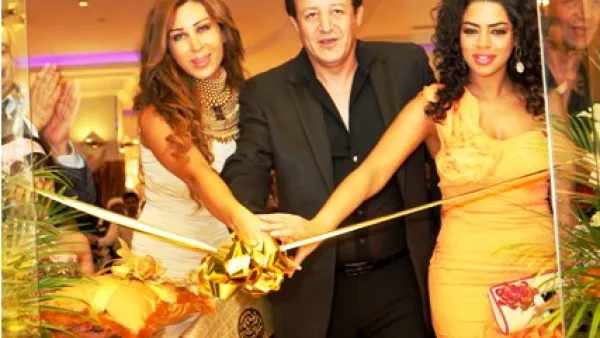 Celebrities during the opening