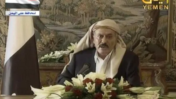 الرئيس اليمني علي عبدالله صالح 