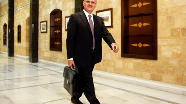 The Lebanese Health Minister Ali Hassan Khalil attends cabinet in September 2012 (Daily Star photo)